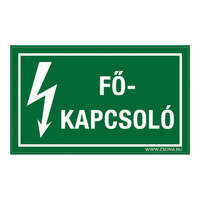 Zsona Dekor Főkapcsoló Műanyag tábla 160x100 mm