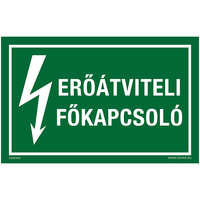 Zsona Dekor Erőátviteli főkapcsoló Műanyag tábla 160x100 mm