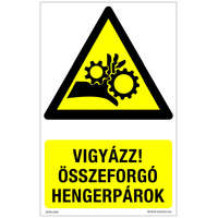 Zsona Dekor Vigyázz! Összeforgó hengerpárok Műanyag tábla 160x100 mm