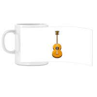 Zsona Dekor Porcelán bögre Ovis jellel Gitár mintával