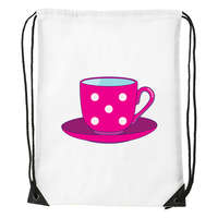 Zsona Dekor Tornazsák Ovis jellel Rózsaszín pöttyös bögre mintával