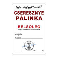 Zsona Dekor Pálinkás cimke Belsőleg Cseresznye 5 db/csomag