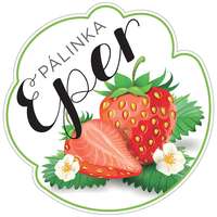 Zsona Dekor Pálinkás cimke Kicsi Eper 5 db/csomag