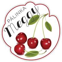 Zsona Dekor Pálinkás cimke Kicsi Meggy 5 db/csomag