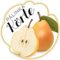 Zsona Dekor Pálinkás cimke Kicsi Körte 5 db/csomag