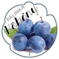 Zsona Dekor Pálinkás cimke Kicsi Kökény 5 db/csomag