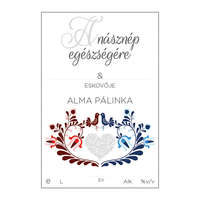 Zsona Dekor Pálinkás cimke A násznép egészségére Alma 5 db/csomag