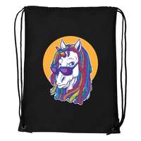 Zsona Dekor Raszta unikornis - Sport táska fekete