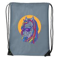 Zsona Dekor Raszta unikornis - Sport táska szürke