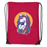 Zsona Dekor Raszta unikornis - Sport táska piros
