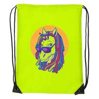 Zsona Dekor Raszta unikornis - Sport táska sárga