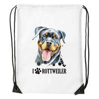Zsona Dekor Rotweiler - Sport táska fehér
