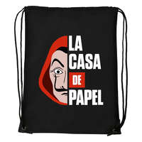 Zsona Dekor La casa de papel - Sport táska fekete