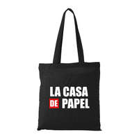 Zsona Dekor La casa de papelV2 - Bevásárló táska fekete