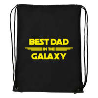 Zsona Dekor Best dad in the galaxy - Sport táska fekete