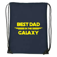 Zsona Dekor Best dad in the galaxy - Sport táska navy kék
