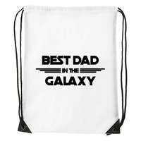Zsona Dekor Best dad in the galaxy - Sport táska fehér