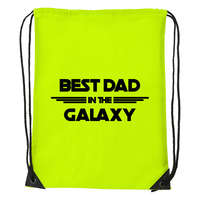 Zsona Dekor Best dad in the galaxy - Sport táska sárga