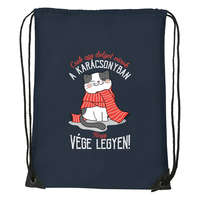 Zsona Dekor Csak egy dolgot várok a karácsonyban V4 - Sport táska navy kék