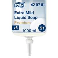 Tork Tork Premium illatmentes, kézkímélő folyékony szappan érzékeny bőrre S1 fehér, 1 liter SCA420701