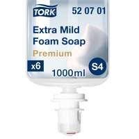 Tork Tork extra kézkímélő habszappan S4 Premium fehér, illatmentes, 1000 ml, 2500 adag SCA520701