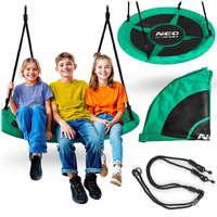 Neo-Sport Swingo gólyafészek hinta 110 cm, zöld és fekete - Neo-Sport