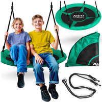 Neo-Sport Swingo gólyafészek hinta 100 cm, zöld és fekete - Neo-Sport