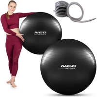 Neo-sport Gimnasztikai fitnesz labda 75 cm NS-952 fekete