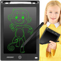 Kruzzel Ultravékony, strapabíró LCD rajztábla, írótábla 8.5″ méret, hozzá tartozó tollal - képernyőzár funkcióval