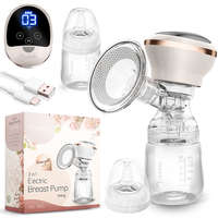 Nukido Elektromos mellszívó, 3 fázis, 180 ml, BPA mentes, USB-C töltés - Nukido NK-960