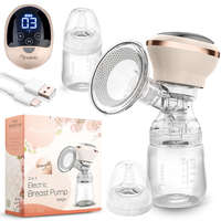 Nukido Elektromos mellszívó, 3 fázis, 180 ml, BPA mentes, USB-C töltés - Nukido NK-960
