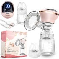 Nukido Elektromos mellszívó, 3 fázis, 180 ml, BPA mentes, USB-C töltés - Nukido NK-960