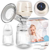 Nukido Elektromos mellszívó, 3 fázis, 180 ml, BPA mentes, USB-C töltés - Nukido NK-961