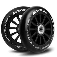 Soke 100 mm -es roller kerekek fekete 2 db Soke-A