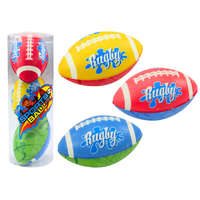 LEAN Toys 3 darabos habos Rugby labda készlet 3 színben
