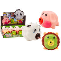 LEAN TOYS Plüss Állatok Oroszlán Malac Tehén Antistressz Puha Figura MIX