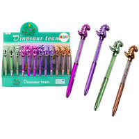 LEAN TOYS Dinoszaurusz golyóstoll gyémánt kék utántöltő 0,7 mm keverék