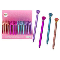 LEAN TOYS Gyémánt golyóstoll matt kék 0,7 mm-es utántöltővel