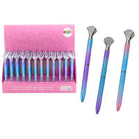 LEAN TOYS Gyémánt golyóstoll színes kék utántöltő 0,7 mm-es keverék