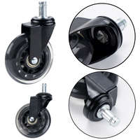 LEAN Gumi kerék székhez Transparent Silent 1 db