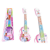 LEAN Toys Elektromos gitár hercegnővel gyerekeknek fények dallamok rózsaszín