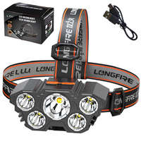 LEAN LED-es fényszóró Fényszóró 5 dióda mozgásérzékelő 4 világítási mód