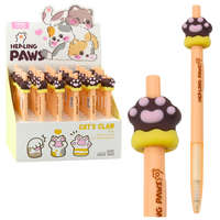 LEAN Cat's Paw Gel Pen Barna Kék tinta 15cm 0,5mm