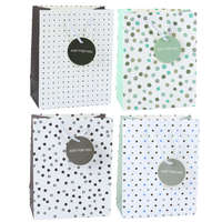 LEAN Pöttyös feliratú ajándéktáska Just For You 23 x 18 x 10,5 cm