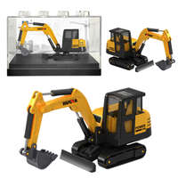 HUINA Huina Yellow 1:80 Metal Excavator Collectible Model