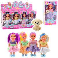 LEAN TOYS Mini Doll In Dress Szett Pupil Mix 12cm