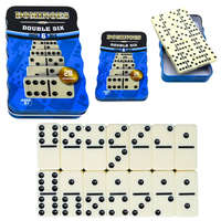 LEAN Toys Domino játék Klasszikus családi logikai készség 28 kocka