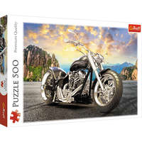 Trefl Puzzle Puzzle 500 db. Fekete motorkerékpár 37384