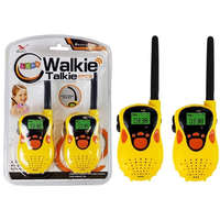 LEAN Toys Walkie-talkie hatótávolság 100 m sárga gyerekeknek