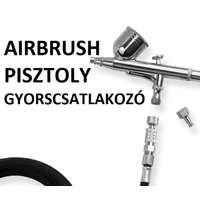 Kastor Airbrush gyorscsatlakozó készlet (Fengda BD-117K) 5 db, 1/8 BSP aljzat adapterrel